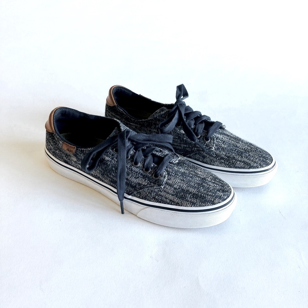 Vans Grey Canvas Sneakers size 7.5